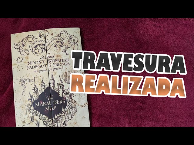 Vídeo relacionado con The Noble Collection Noble Collection Réplica Mapa del Merodeador, Harry Potter