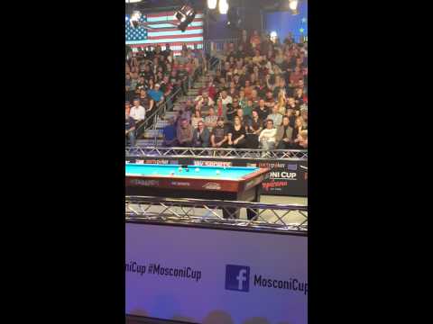 Shane van Boening Mosconi Cup 2015 jump shot