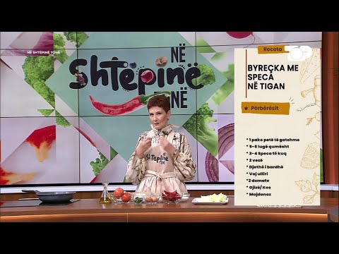 Byreçka me speca në tigan nga Linda Fishta - Në Shtëpinë Tonë