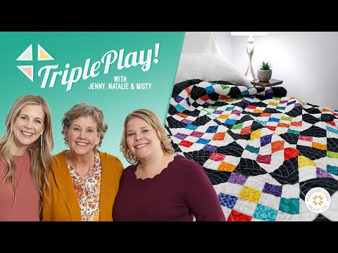 Triple Play: 3 New Quatrefoil Quilts with Jenny Doan of Missouri Star (Video Tutorial)