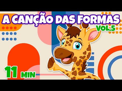 A Canção das Formas Vol. 5 - Giramille 11 min | Desenho Animado Musical