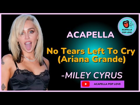 ACAPELLA - NO TERS LEFT TO CRY - MILEY CYRUS (ARIANA GRANDE)