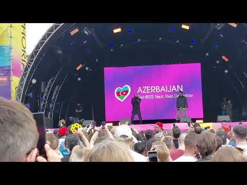 Fahree feat. Ilkin Dovlatov - Özünlə Apar  - LIVE - Eurovision Village - Malmö - 09/05/2024