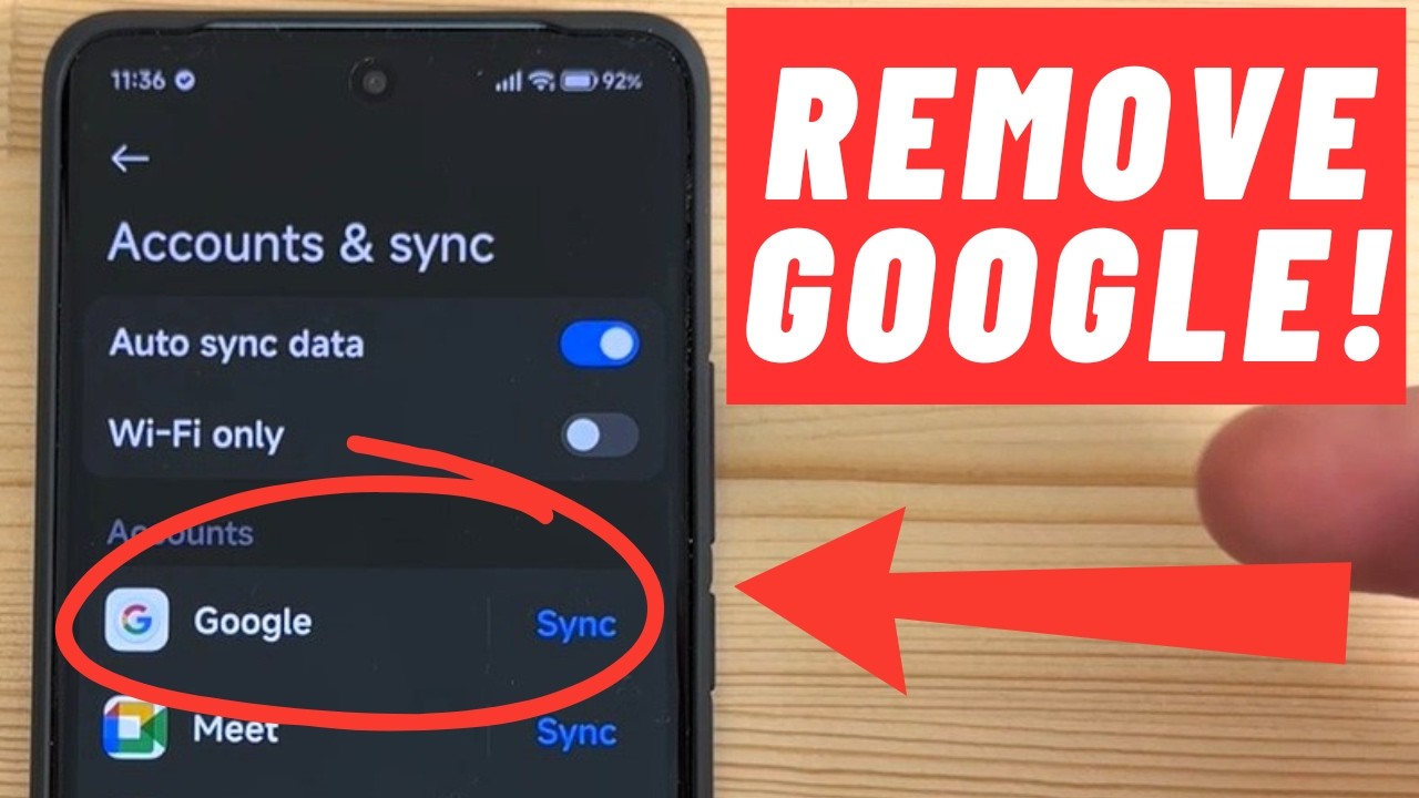 How to Remove GOOGLE ACCOUNT on Xiaomi REDMI Phones