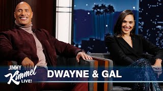 Dwayne Johnson & Gal Gadot on Stealing Stuff, Dancing Together & Shooting Movie During Pandemic video