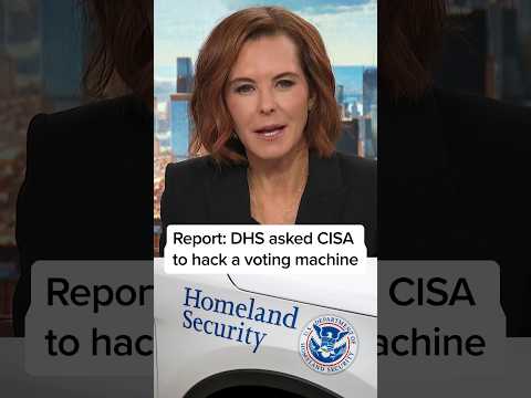 REPORT: DHS asked CISA to hack a voting machine
