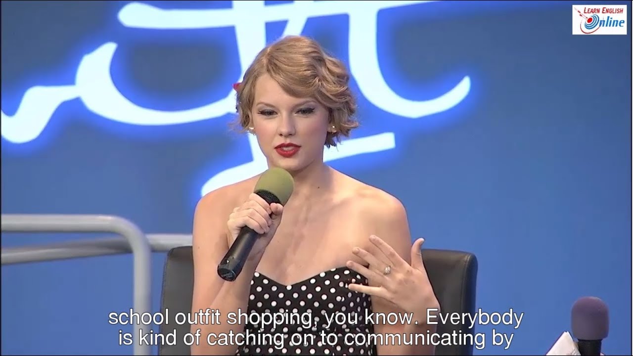 Learn English with Taylor Swift Talk Show - English Subtitles