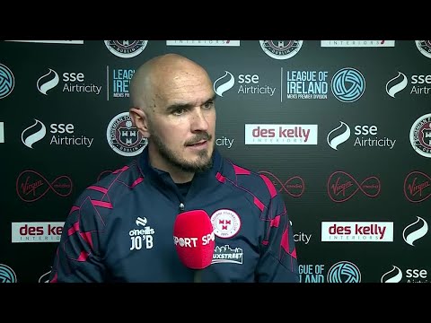 Joey O'Brien critical of refereeing after Shels defeat to Bohemians