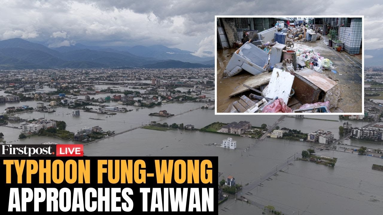 LIVE: Typhoon Fung-wong Nears Taiwan, Penghu Islands Brace for Impact | N18G