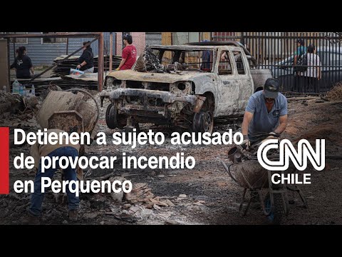 Carabineros detiene a sujeto acusado de iniciar fuego en Perquenco