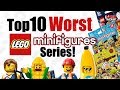 Top 10 Worst LEGO Minifigures Series!