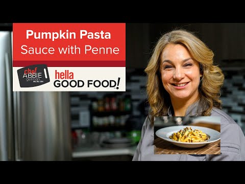 Creamy Pumpkin Pasta Sauce with Penne