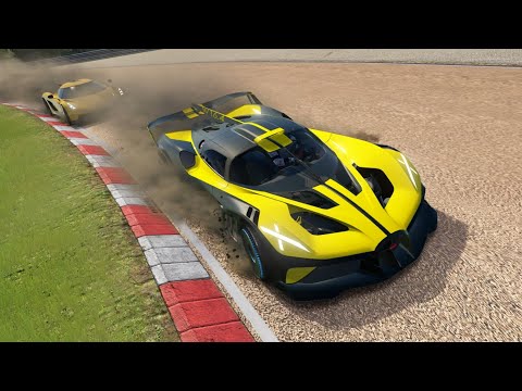 Bugatti Bolide vs Koenigsegg Jesko Absolut at Nordschleife Gravel