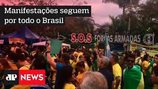 Giro pelas manifestações em frente a quartéis em vários Estados do Brasil