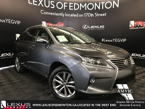 Used Gray 2015 Lexus RX 350 Technology Package In Depth Review Wainwright Alberta
