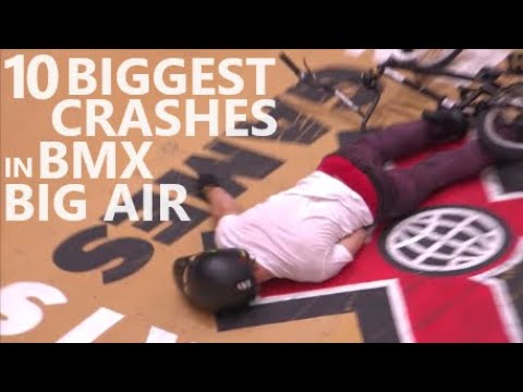 10 BIGGEST CRASHES in BMX BIG AIR History | X Games