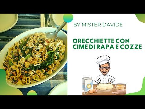 ORECCHIETTE CON CIME E COZZE