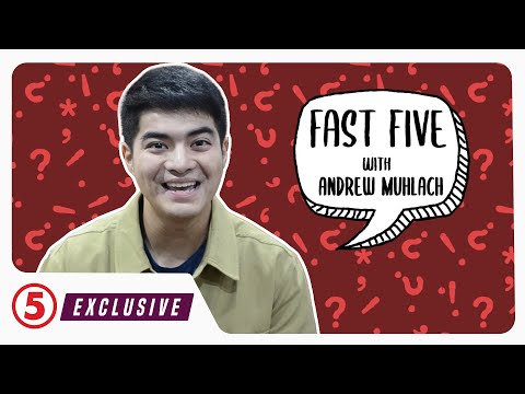 EXCLUSIVE FAST FIVE with Andrew Muhlach