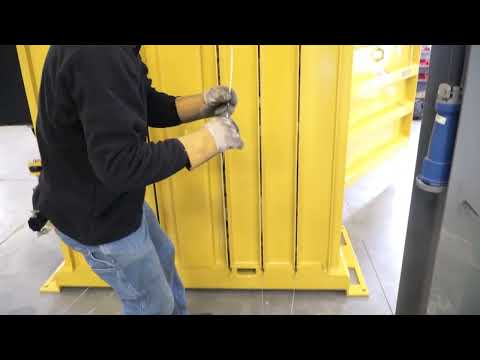 Tying A Bale With Baling Wire M60CB