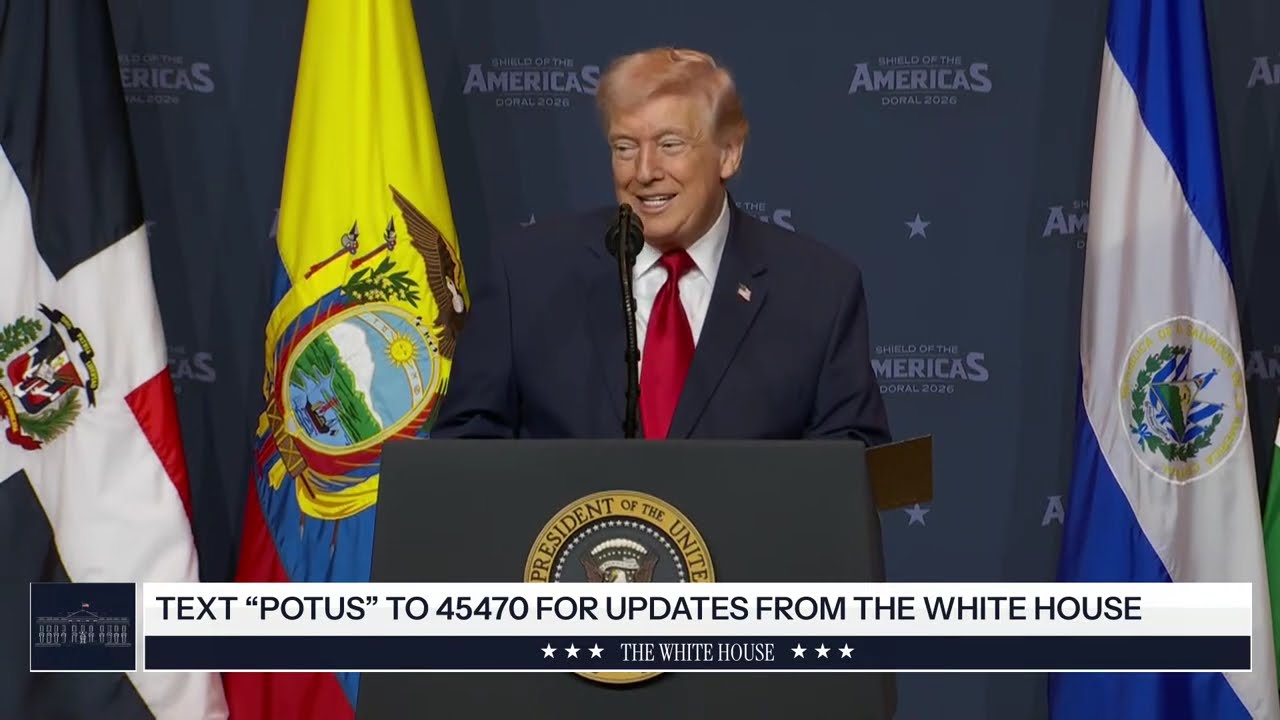 President Trump Delivers Remarks to the Shield of Americas Summit