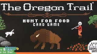 The Oregon Trail: Hunt for Food Card Game from Pressman