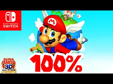 Super Mario 64 3D All-Stars (Switch) - 100% Longplay Full Game Walkthrough No Commentary Gameplay