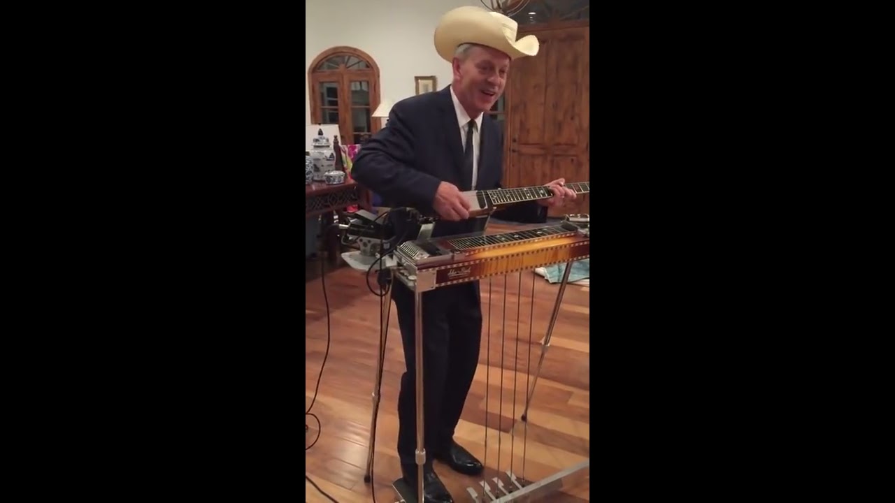Junior Brown introduces his new Pedal Guit-Steel!