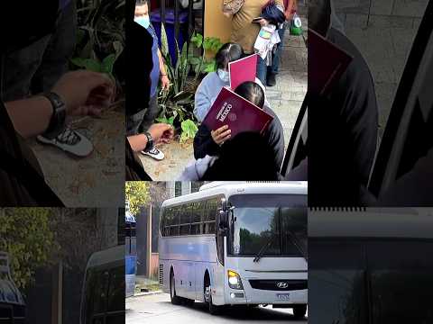 Honduras envía a México a 57 migrantes deportados por Estados Unidos #shorts