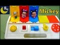 Disney Poppin Pals Mickey Mouse Toy With Minnie Mouse Pluto Goofy Donald Duck