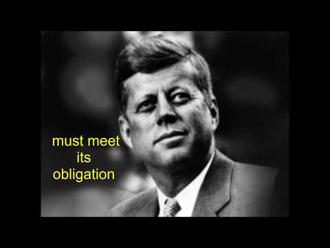 John F. Kennedy - speech to the press and media