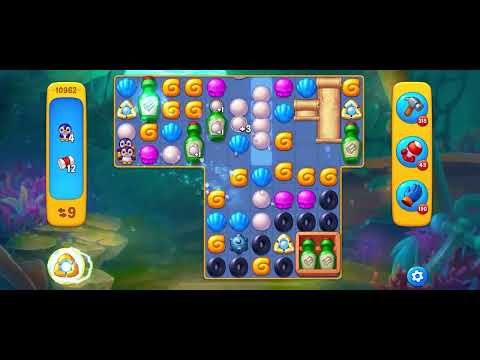 Fishdom level 10962 no boosters フィッシュダム ノーマル