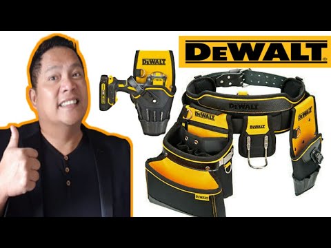 DEWALT CARPENTER UTILITY TOOL BELT SET || DWST1-7552 TOOL APRON