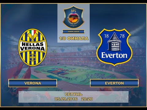 AFL. Europa League 2016. 1/8. Verona - Everton
