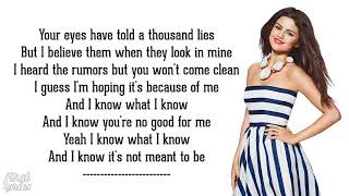 Selena Gomez The Scene - My Dilemma 2.0 - Lyrics