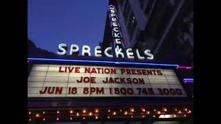 JOE JACKSON live 6/18/2016 San Diego 3/7: A Little Kiss,Poor Thing, Love at First Light
