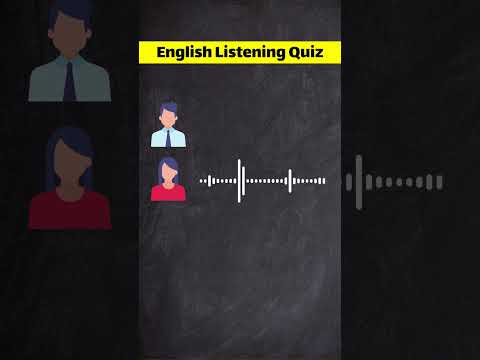 One-Minute Listening Quiz No.69 -a Gift  #listeningtest #englishexam #learnenglish