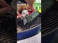 Change a new butane on my portable stove.