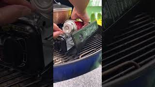 Change a new butane on my portable stove.
