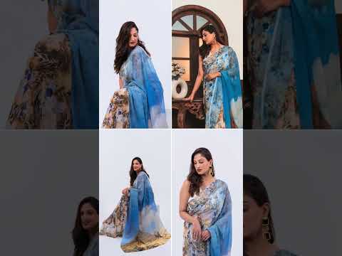 Eternal Elegance – Great Pyramid of Giza Saree ⛰️✨