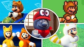 Evolution of Tanooki Mario (1988 - 2018)