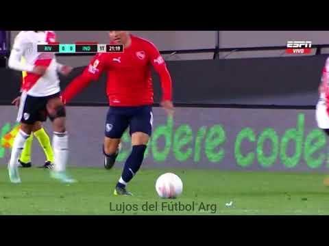 el tremendo caño de Blanco a Braian Romero. River 0-1 Independiente.