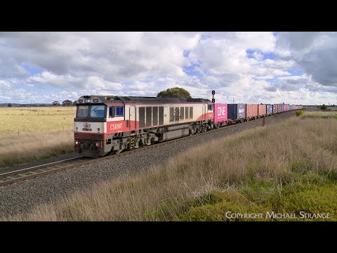 7922V SCT / SBR Dooen To Melbourne Container Train With CSR007 (25/7/2024) - PoathTV