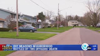 Oot Meadows neighborhood rattled by two officers&#39; death