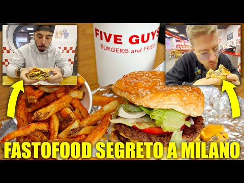 PROVIAMO UNO DEI FASTFOOD MIGLIORI IN ASSOLUTO: FIVE GUYS IL FASTFOOD SEGRETO DI MILANO E ROMA!
