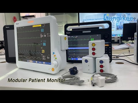 Cardiac Modular Patient Monitor Vital Sign Multi Parameter For Hospital