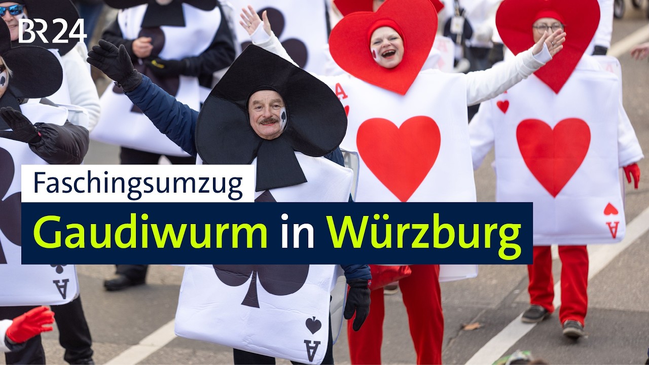 Faschingsumzug: Gaudiwurm in Würzburg | BR24