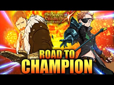2 RAGE QUITS?! ROAD TO CHAMPION #2 with ESCANOR PVP TEAM!! | Seven Deadly Sins: Grand Cross