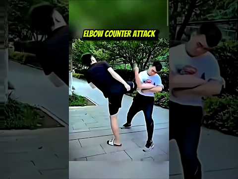 Instant Elbow Strike Counter: Stop an Attack Fast! 💥 #selfdefense #martialarts #shorts