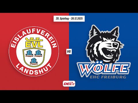 29. Spieltag DEL2 | EV Landshut vs. EHC Freiburg | Game Highlights