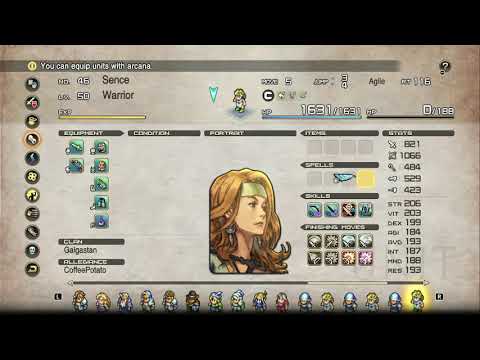 Tactics Ogre - Know Your Unit Reborn: Warrior